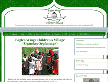 Tablet Screenshot of eagleswingschildrensvillage.com